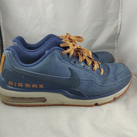 Nike Air Max LTD Shoes Denim Model 695484-448 Blue Jean Gum Bottom Men’s Size 11 - Picture 5 of 9